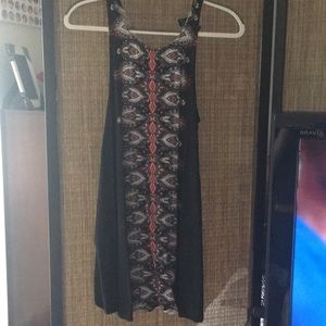 Aztec pattern shift dress